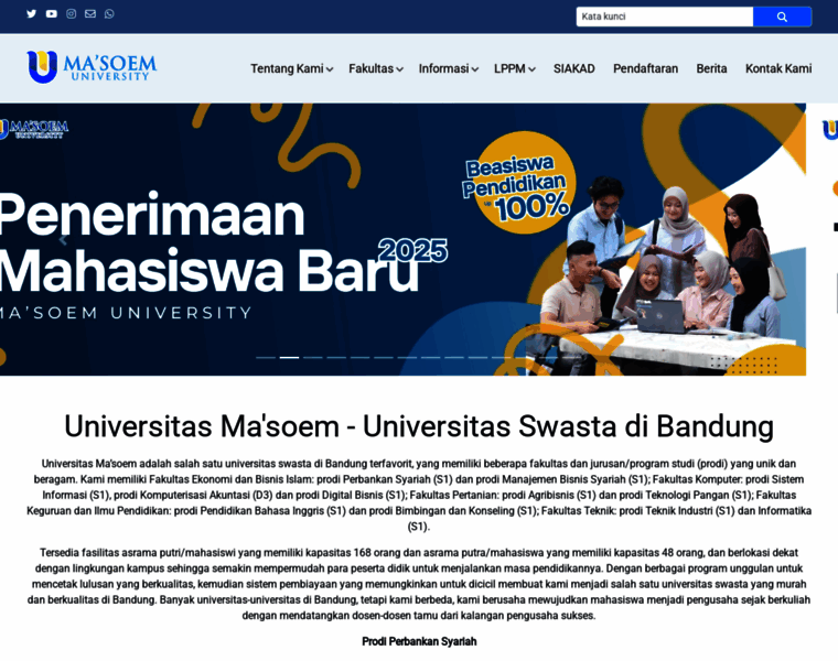 Masoemuniversity.ac.id thumbnail