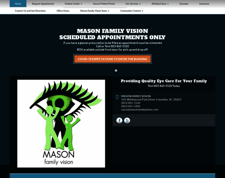 Masonfamilyvision.com thumbnail
