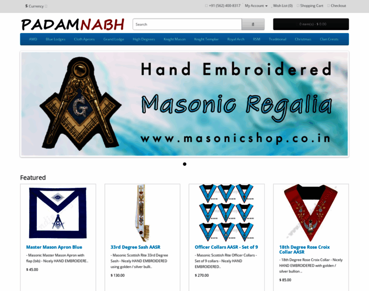 Masonicshop.co.in thumbnail