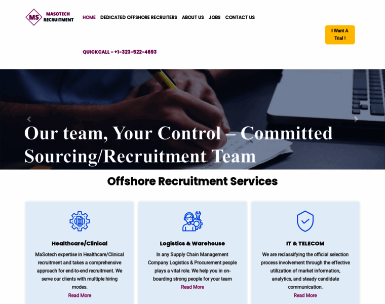 Masotechrecruitment.com thumbnail