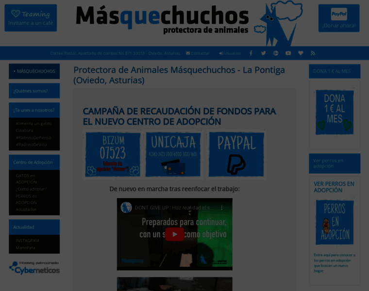 Masquechuchos.org thumbnail