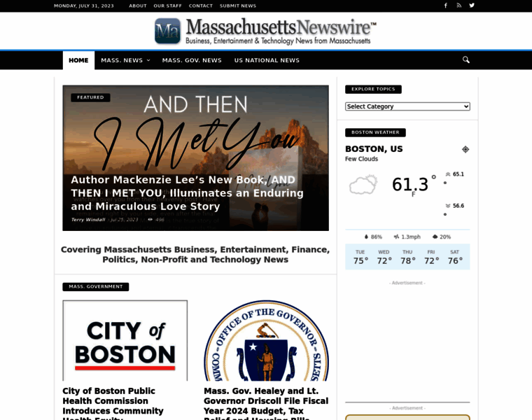 Massachusettsnewswire.com thumbnail