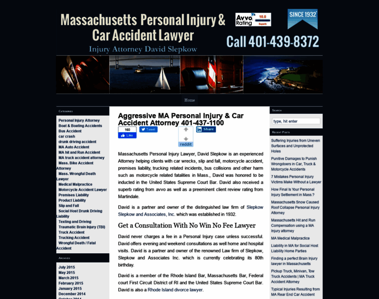 Massachusettspersonalinjurylawlawyer.com thumbnail