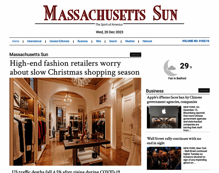 Massachusettssun.com thumbnail