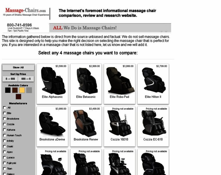 Massage-chairs.com thumbnail