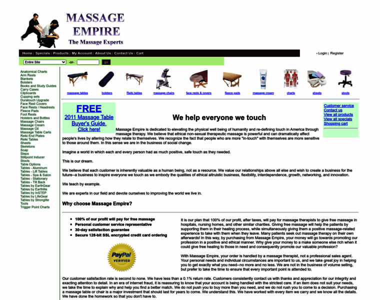 Massage-empire.com thumbnail