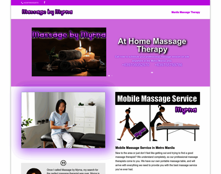 Massagebymyrna.com thumbnail