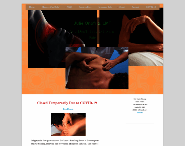 Massageseattle.net thumbnail