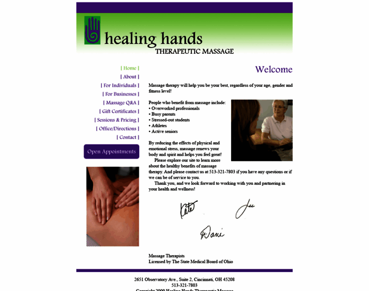 Massagetherapy-at-healinghands.com thumbnail