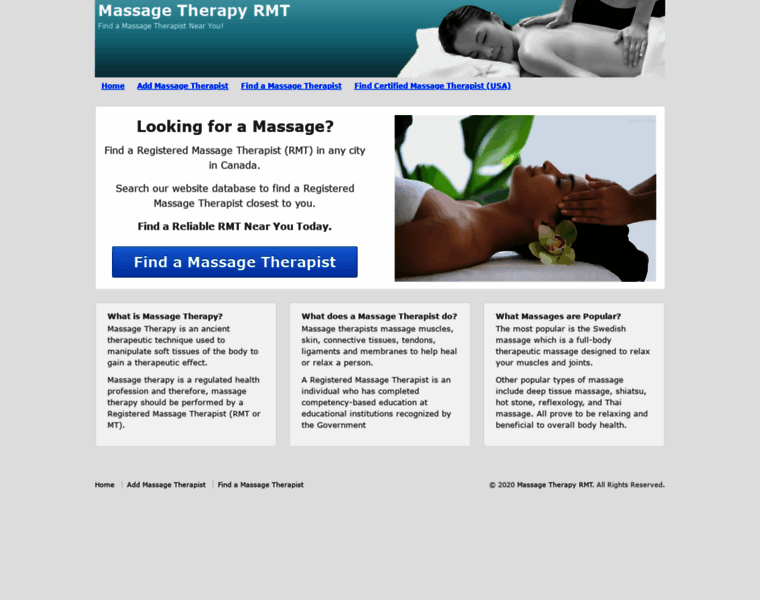 Massagetherapyrmt.com thumbnail