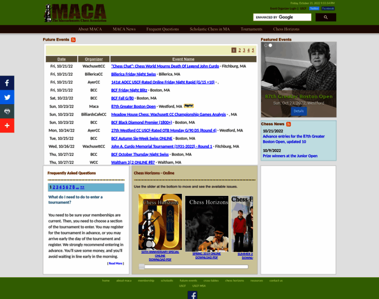 Masschess.org thumbnail