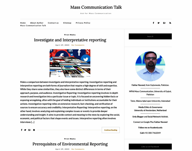 Masscommunicationtalk.com thumbnail