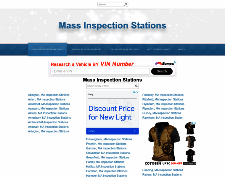 Massinspectionstations.com thumbnail