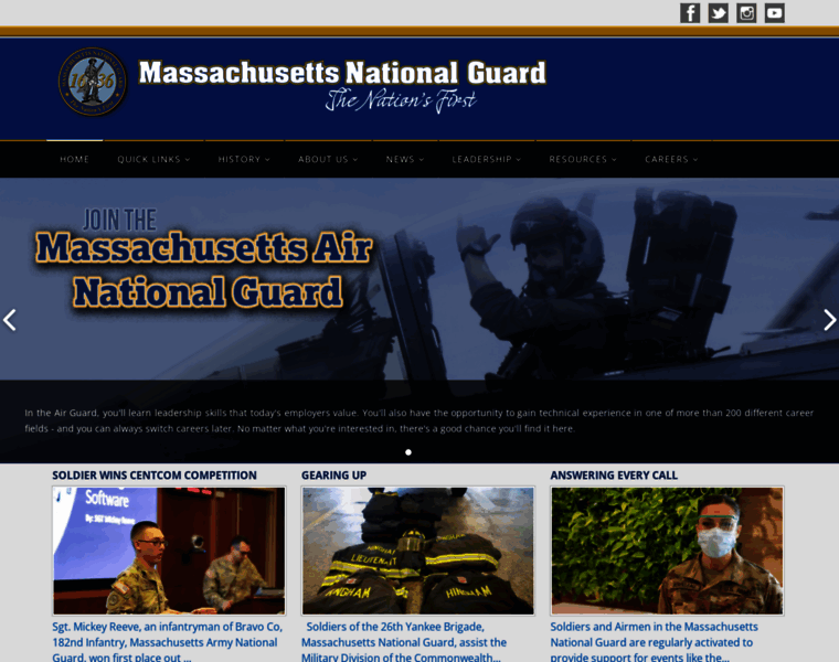 Massnationalguard.org thumbnail