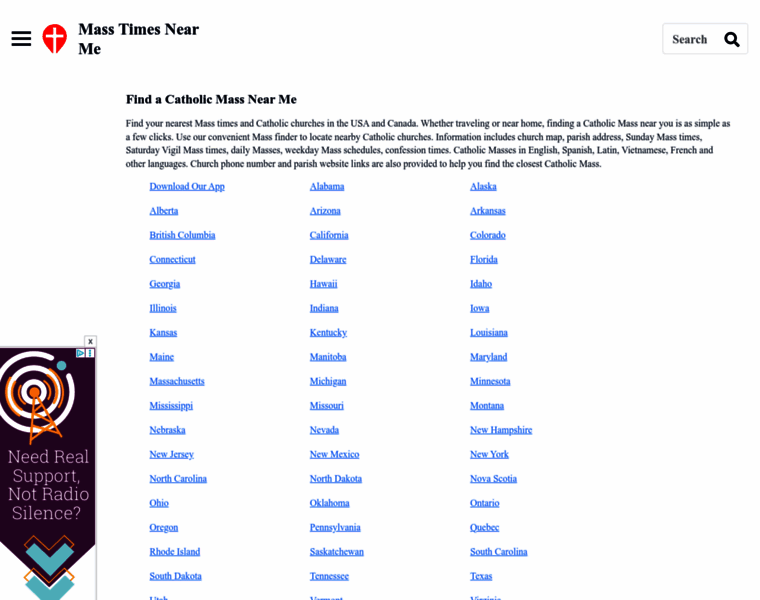 Masstime.us thumbnail
