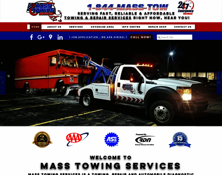 Masstowing.services thumbnail