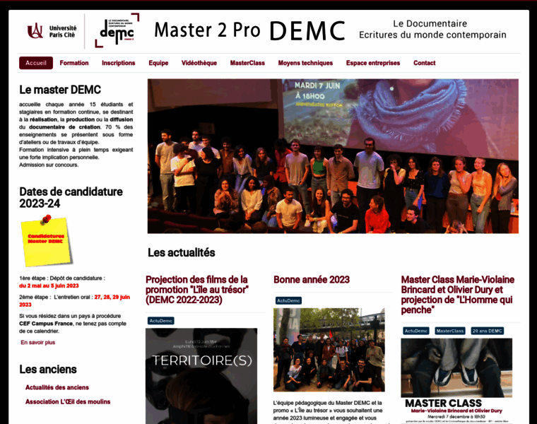 Masterdemc.fr thumbnail