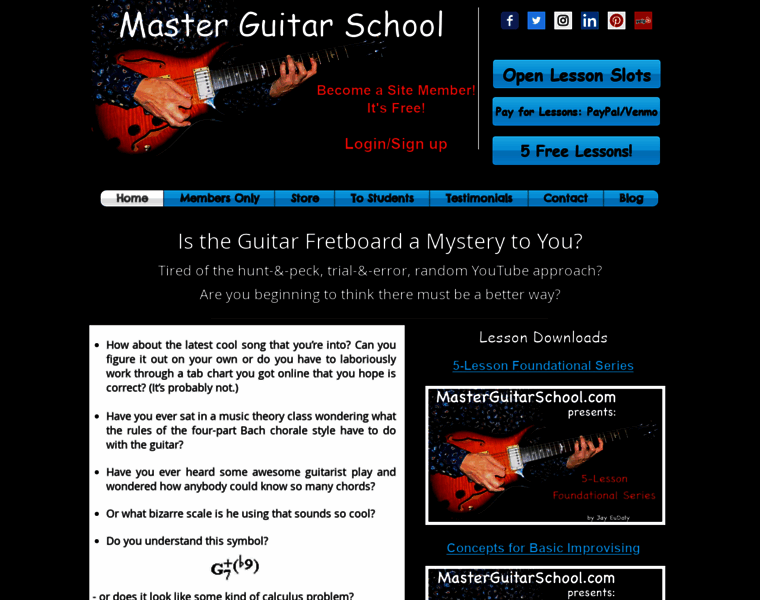 Masterguitarschool.com thumbnail