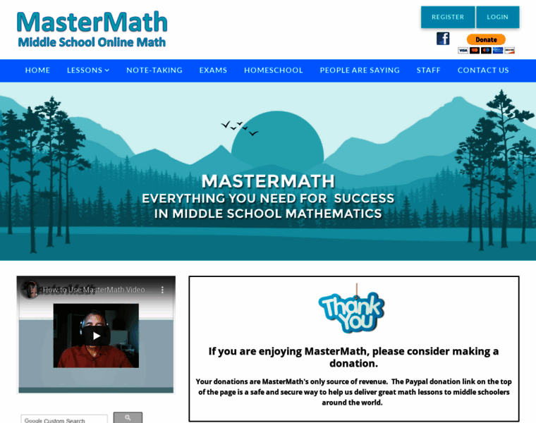 Mastermath.info thumbnail