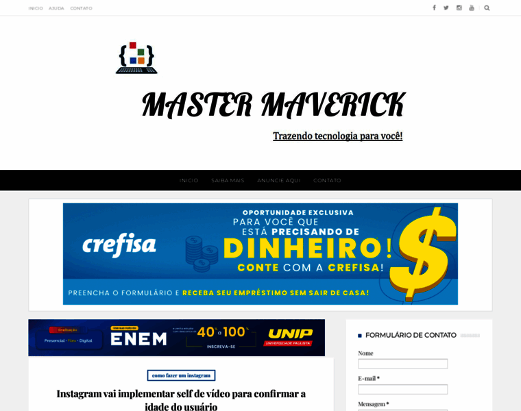 Mastermaverick.com.br thumbnail