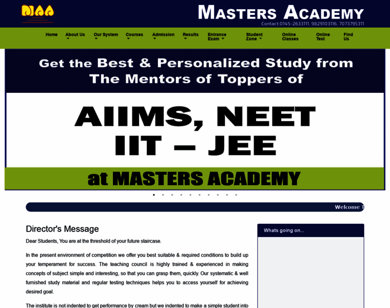Mastersacademyajmer.com thumbnail