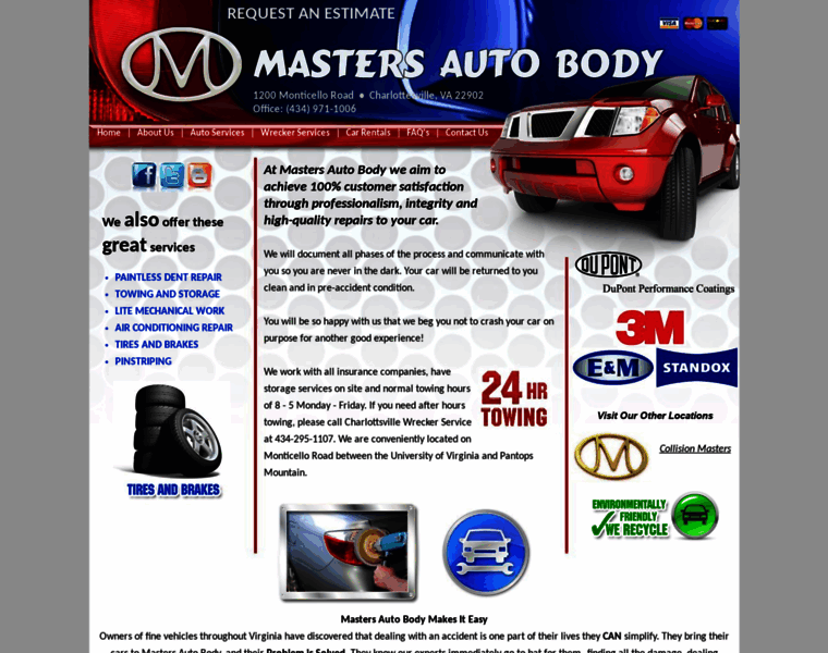 Mastersautobody.com thumbnail