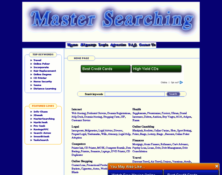 Mastersearching.com thumbnail