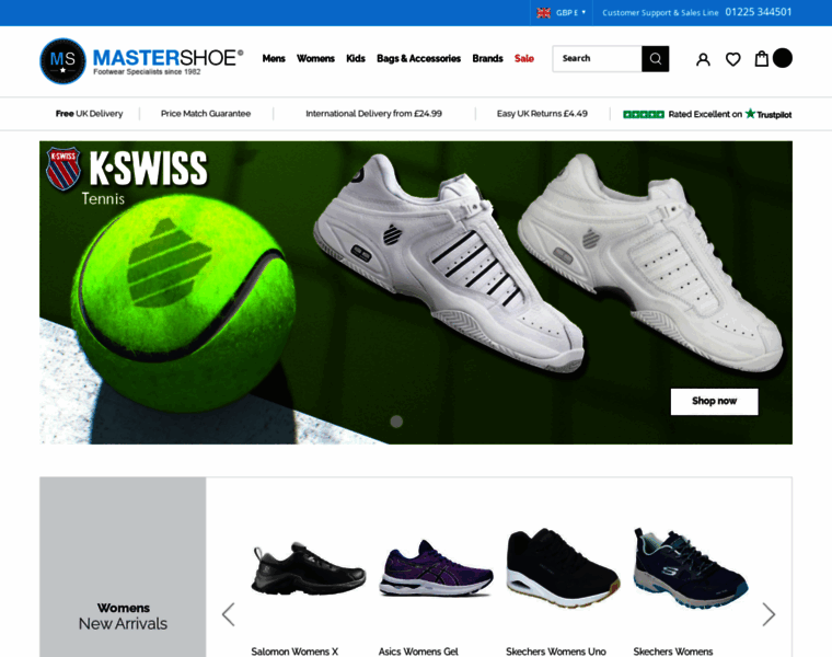 Mastershoe-sportshoe.co.uk thumbnail