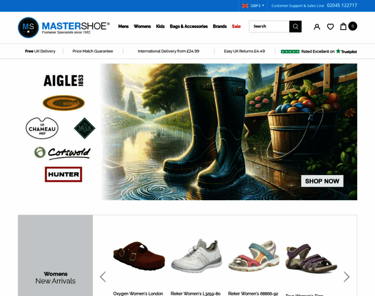 Mastershoe.co.uk thumbnail