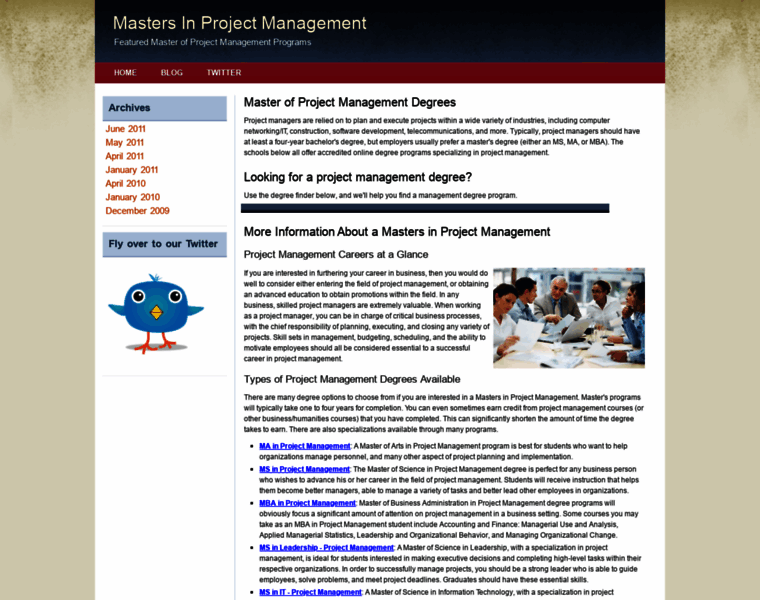 Mastersinprojectmanagement.org thumbnail