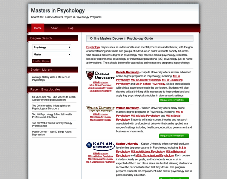 Mastersinpsychology.net thumbnail