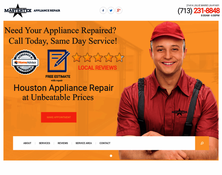 Mastertexappliance.com thumbnail