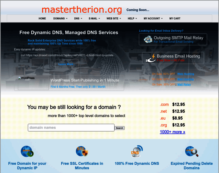 Mastertherion.org thumbnail