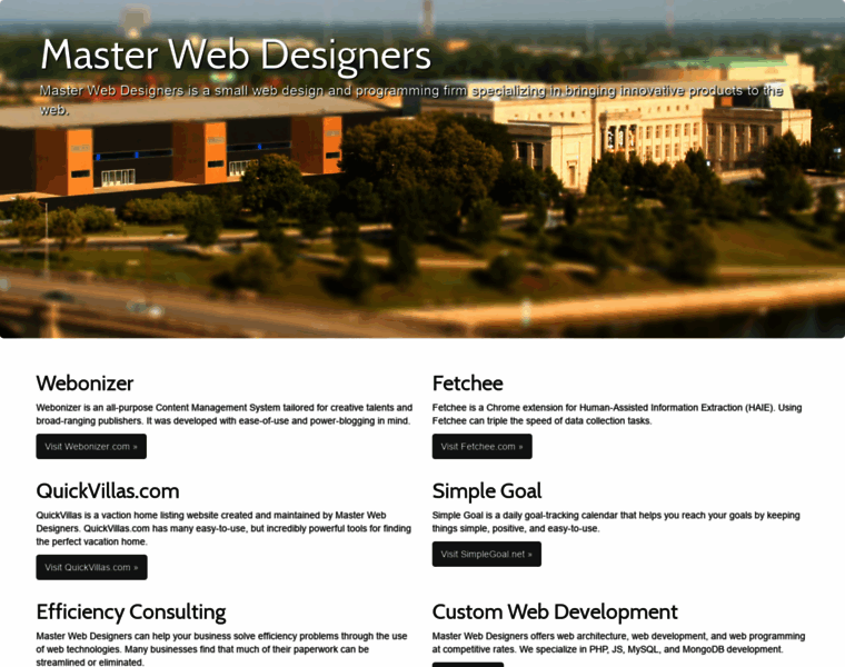Masterwebdesigners.com thumbnail