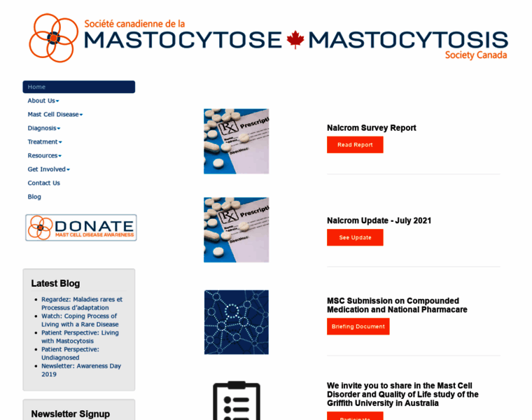 Mastocytosis.ca thumbnail