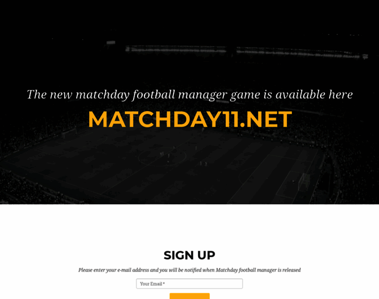 Matchdaymanager.com thumbnail