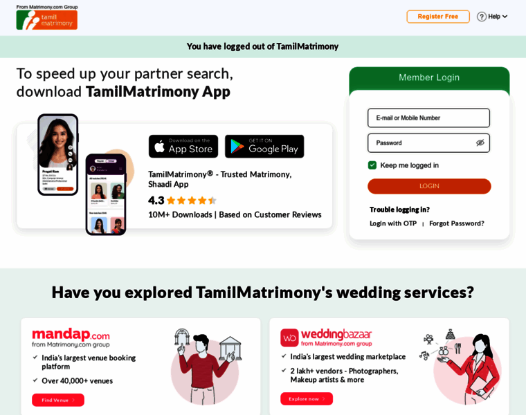 Matches.tamilmatrimony.com thumbnail