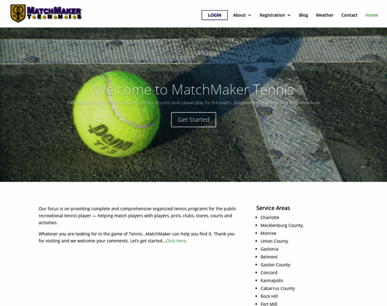 Matchmakertennis.com thumbnail