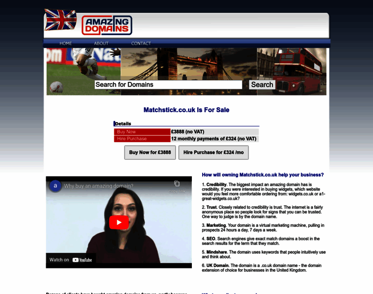 Matchstick.co.uk thumbnail