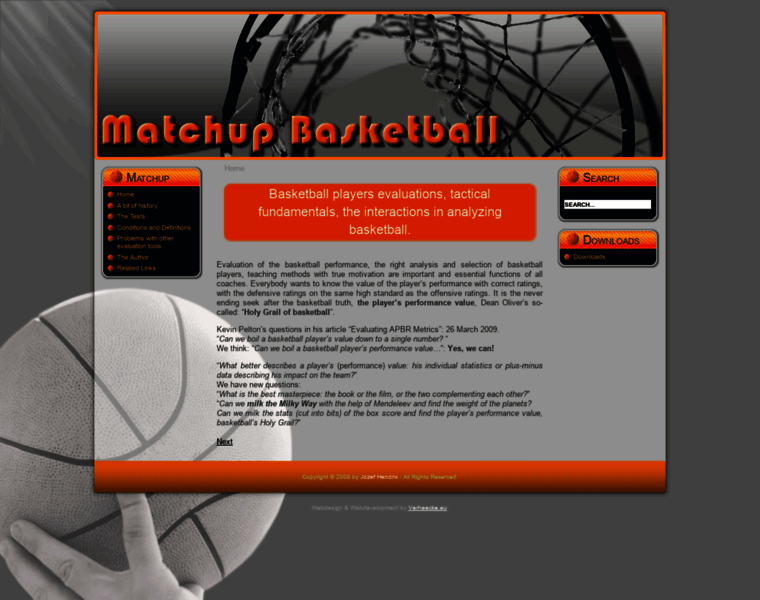 Matchup-basketball.com thumbnail