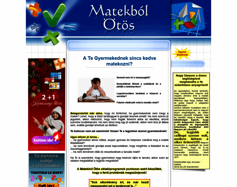 Matek.info thumbnail