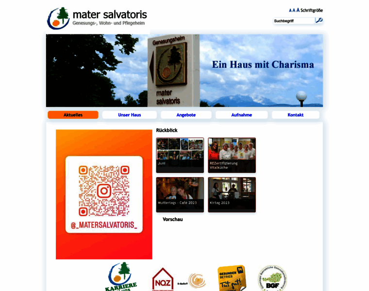 Mater-salvatoris.at thumbnail