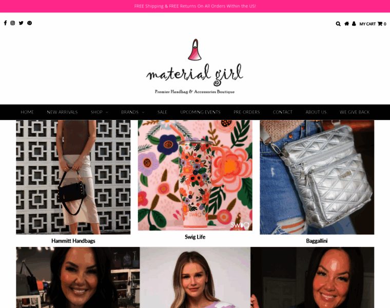 Materialgirlhandbags.com thumbnail