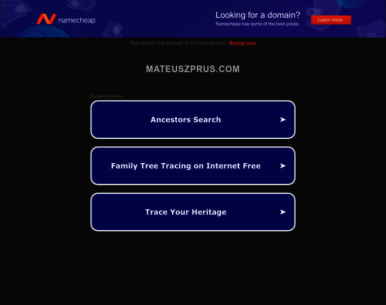Mateuszprus.com thumbnail