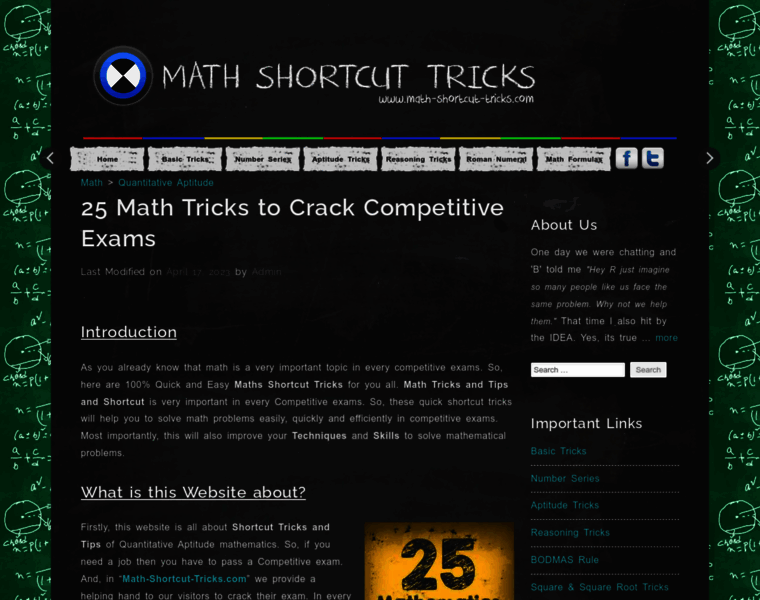 Math-shortcut-tricks.com thumbnail