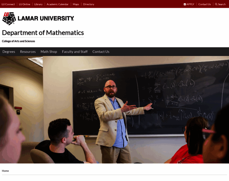 Math.lamar.edu thumbnail