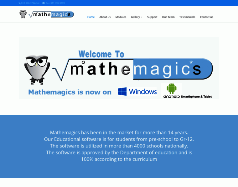 Mathemagicssa.co.za thumbnail