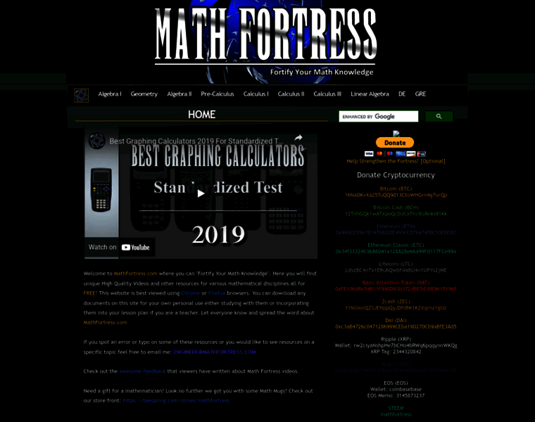 Mathfortress.com thumbnail