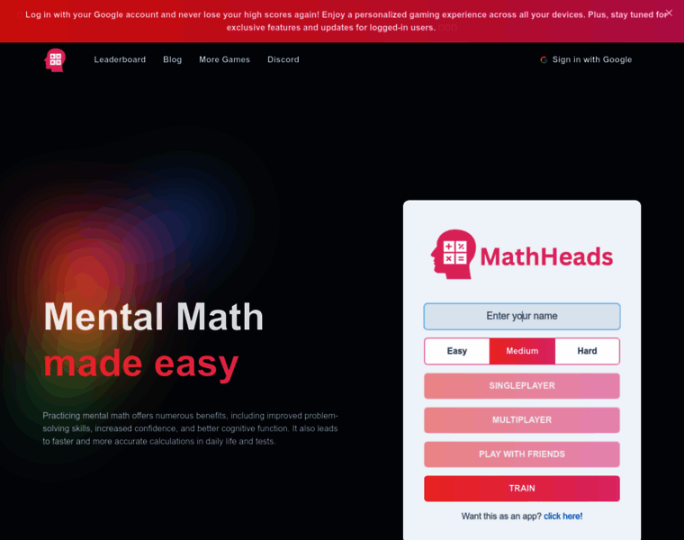 Mathheads.net thumbnail Mathheads.net thumbnail