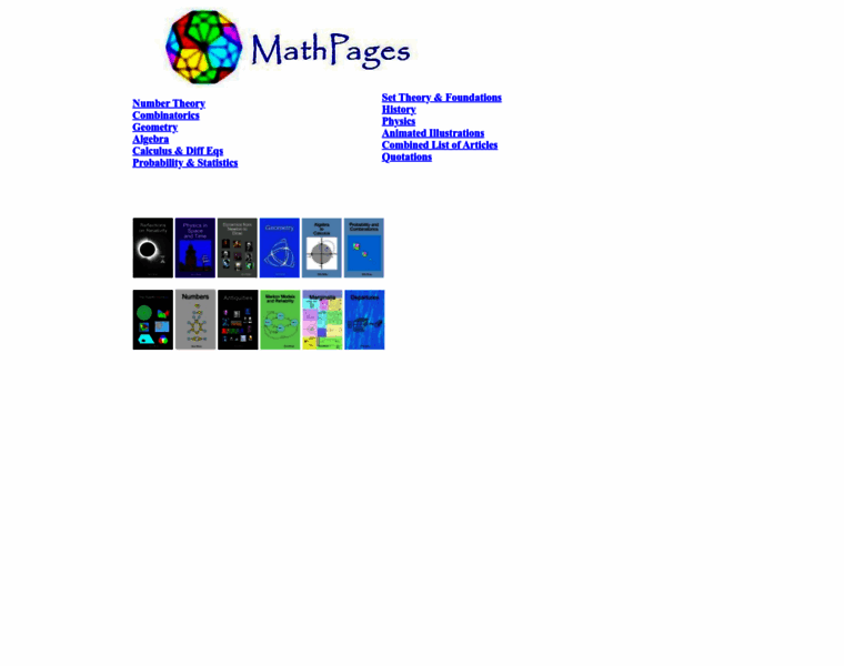 Mathpages.com thumbnail